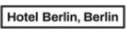 Hotel Berlin